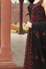 Bareeze 3PC Embroidered Lawn Suit with pure chiffon Dupatta - GA102117