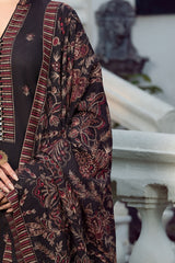 Bareeze 3PC Embroidered Karandi Suit with Heavy Embroidered Shawal -GA102170