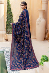 Bareeze 3PC Embroidered Dhanak Suit with Heavy Embroidered Shawal -GA102142