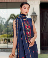Bareeze 3PC Embroidered Lawn Suit with pure chiffon Dupatta -GA102121