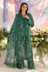 Sobia Nazir Embroidered Lawn 3pc with Chiffon Dupatta- GA2187