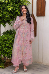 Rang Rasiya Embroidered Lawn 3pc with Printed Chiffon Dupatta- GA2168