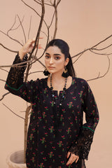 Zooj Printed UnStitched Lawn (Shirt/Kurti) - ZJ047