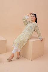 Zooj Printed UnStitched Lawn  (Shirt/Kurti) - ZJ051