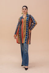 Zooj Printed UnStitched Lawn (Shirt/Kurti) - ZJ052