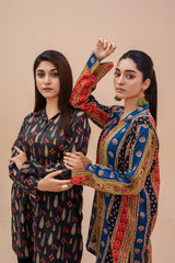 Zooj Printed UnStitched Lawn (Shirt/Kurti) - ZJ053