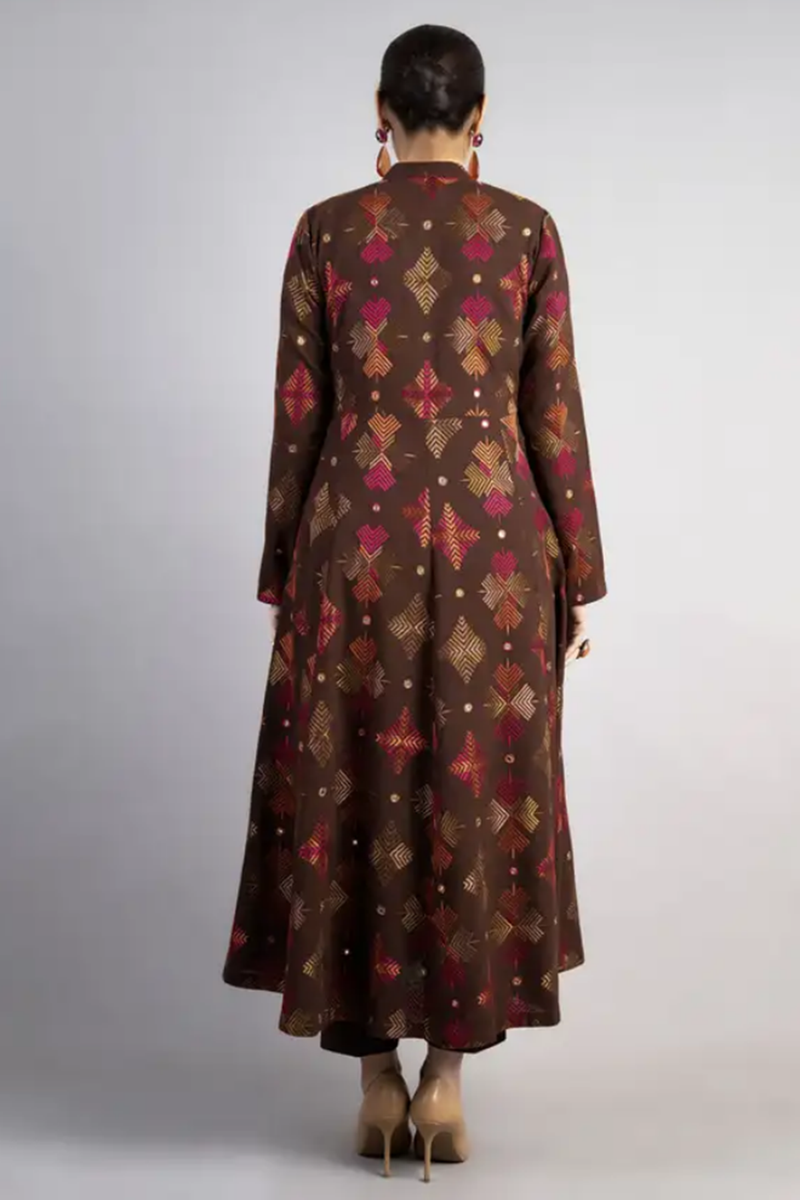 Bareeze Embroidered Lawn 3pc with Embroidered Crinkle Chiffon Dupatta- GA2033