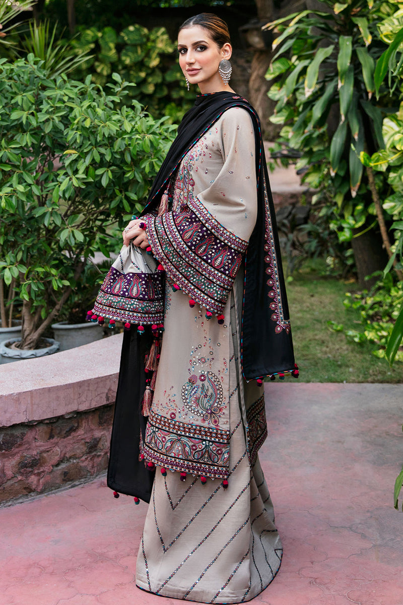 Jazmin Luxury Embroidered Lawn 3pc with Embroidered Chiffon Dupatta- GA1820