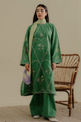 Zarashah Jahan Embroidered Lawn 3pc with Cotton net Dupatta-GA2251