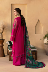 Saira Rizwan Embroidered Lawn 3pc with Chiffon Printed Dupatta- GA2243