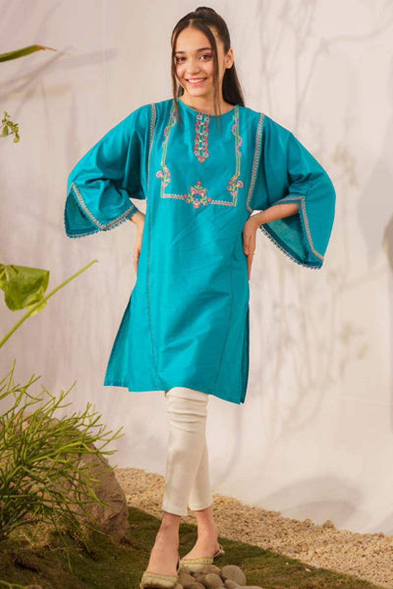 Ziva Fully Embroidered Lawn 2Pc-Ga2004