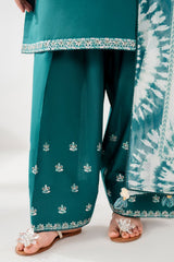 Jazmin Embroidered Lawn 3pc with Printed Dupatta- GA2240