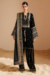 Jazmin Embroidered Lawn 3pc with Embroidered Slubnet Dupatta- GA2244