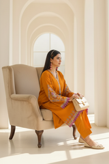 Zooj Afsoon Embroidered Dhanak 2pc- GA1953