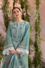 Sobia Nazir Embroidered Lawn 3pc with Chiffon Dupatta- GA2188