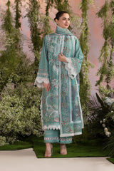 Sobia Nazir Embroidered Lawn 3pc with Chiffon Dupatta- GA2188