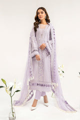 Maria B Summer Lawn 3pc with Embroidered chiffon dupatta-GA1740