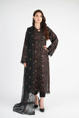 Bareeze 3PC Embroidered Dhanak Suit with Embroidered Shwal -GA2153