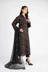 Bareeze 3PC Embroidered Dhanak Suit with Embroidered Shwal -GA2153