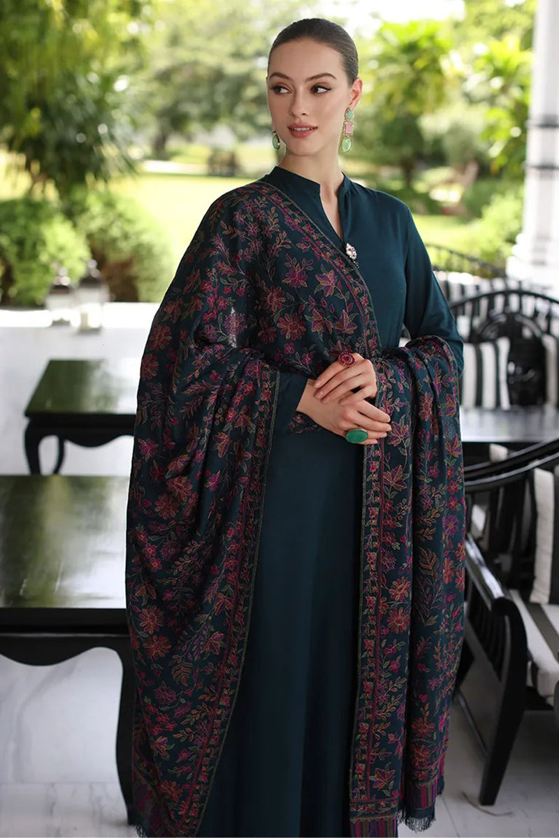 Bareeze 3PC Dhanak Suit with Heavy Embroidered Shawal -GA1983