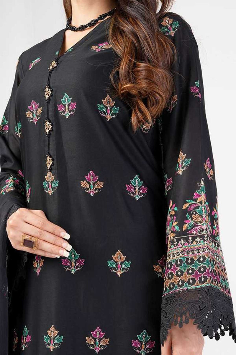 Bareeze Embroidered Lawn 3pc with Embroidered Chiffon Dupatta- GA1992