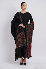 Bareeze 3PC Embroidered Dhanak Suit with Heavy Embroidered Shawal -GA2061