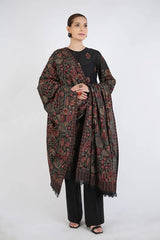 Bareeze 3PC Embroidered Dhanak Suit with Heavy Embroidered Shawal -GA2059
