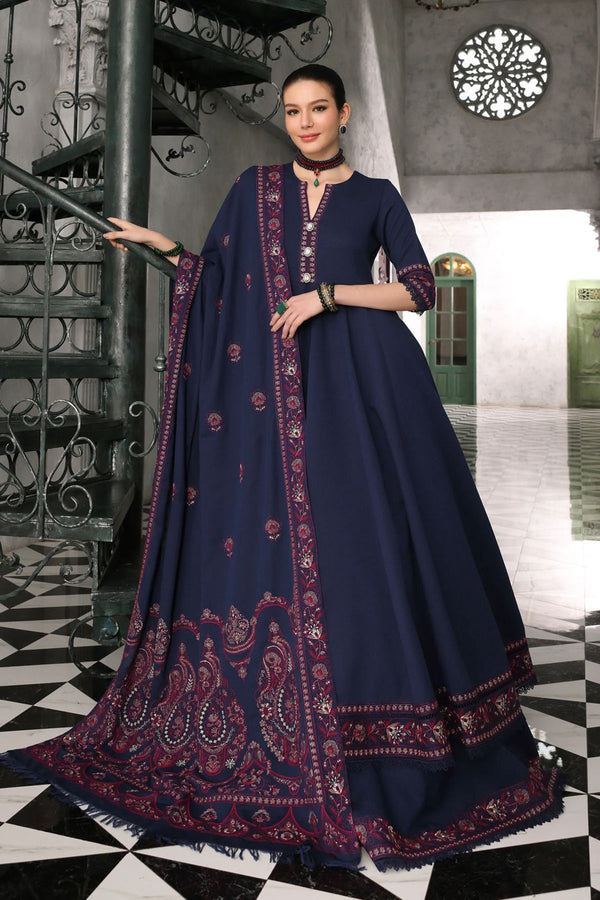 Bareeze 3PC Embroidered karandi Suit with Embroidered Shwal -GA2143