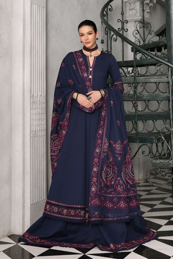 Bareeze 3PC Embroidered karandi Suit with Embroidered Shwal -GA2143