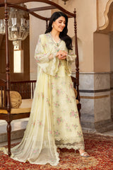 Bareeze 3PC Embroidered Lawn Suit with Embroidered chiffon Dupatta -Ga2264