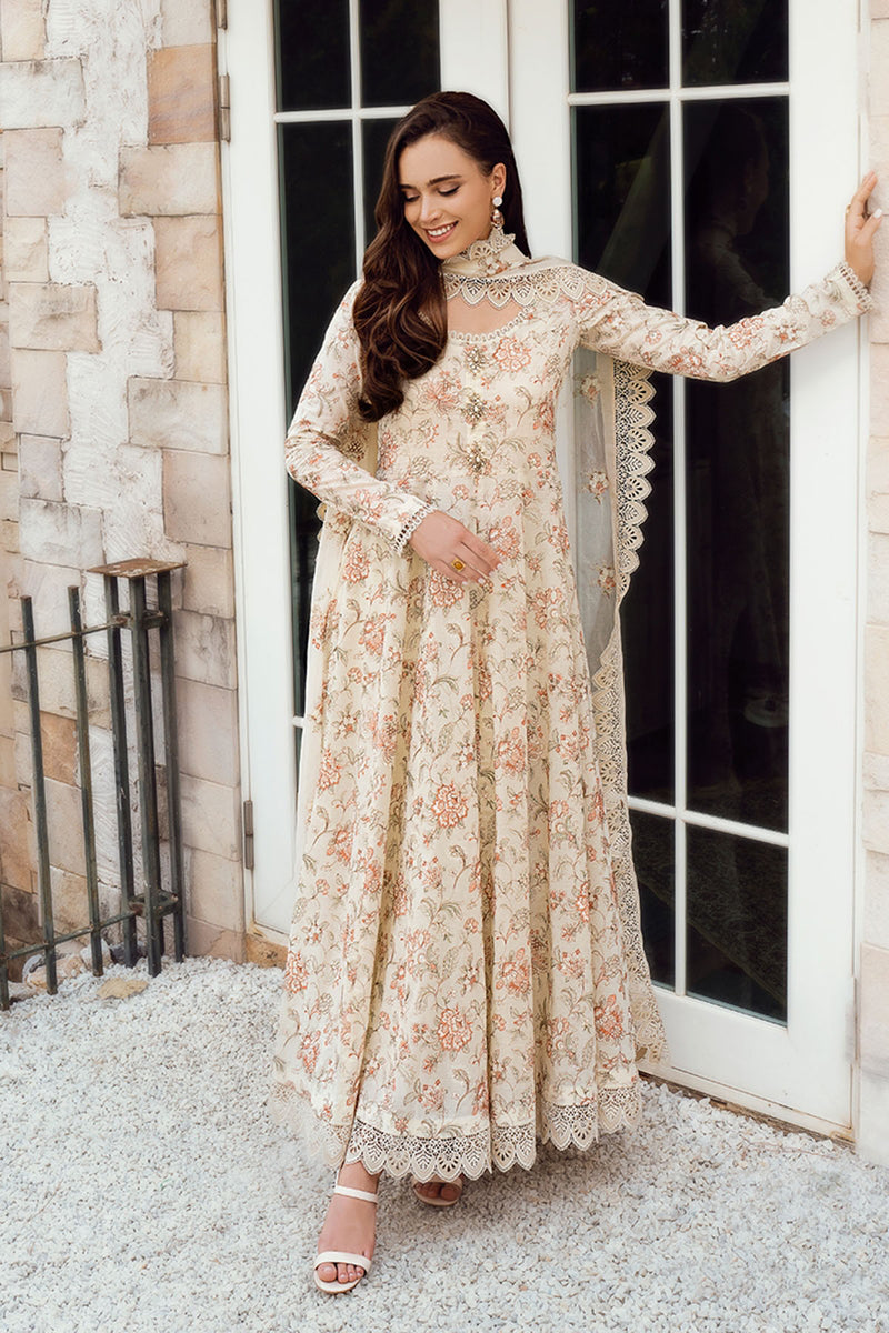 Bareeze Embroidered Lawn 3pc with Embroidered Chiffon Dupatta- GA1877