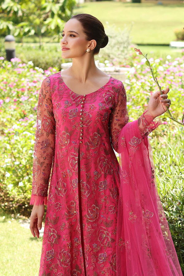 Bareeze Embroidered Lawn 3pc with Embroidered Crinkle Chiffon Dupatta - GA1827