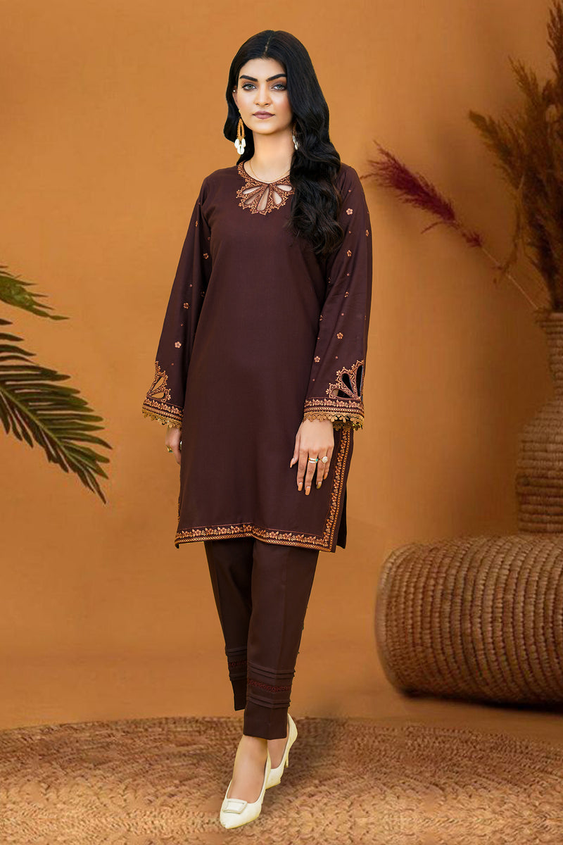 Zooj Azita Embroidered Dhanak 2pc- GA1920