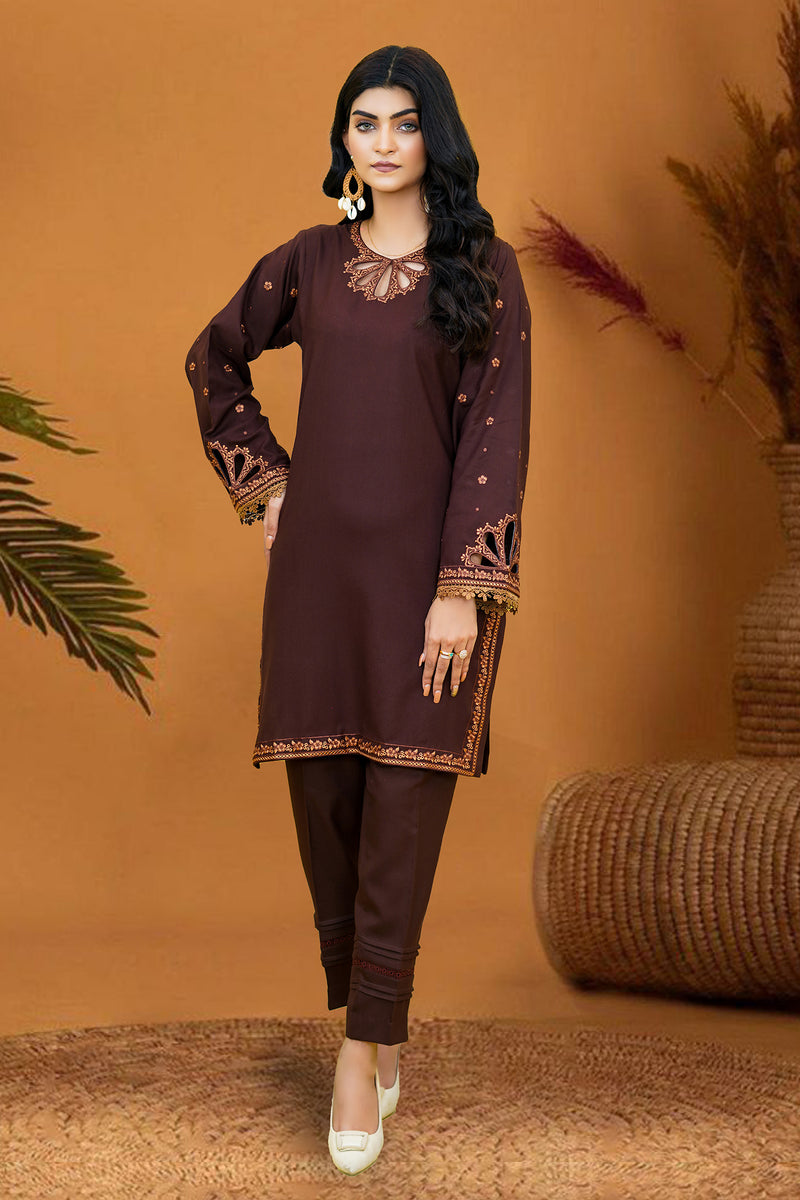 Zooj Azita Embroidered Dhanak 2pc- GA1920