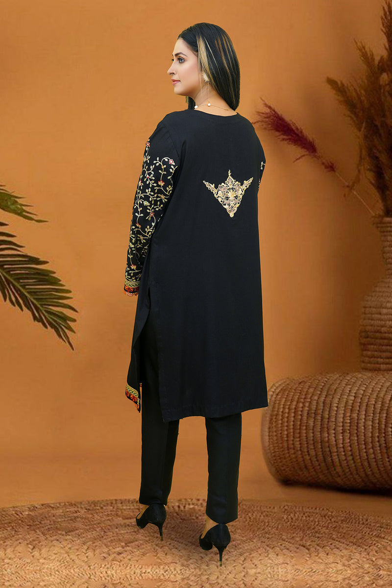 Zooj Anahita Embroidered Dhanak 2pc- GA1919