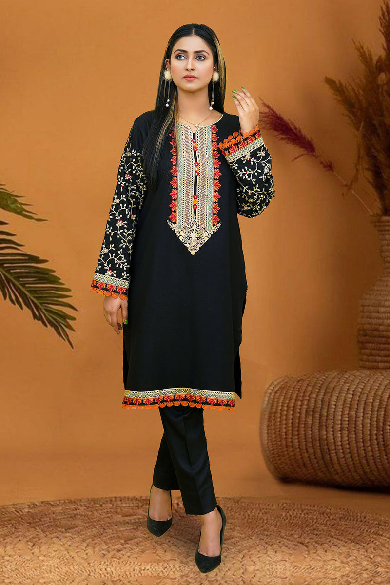 Zooj Anahita Embroidered Dhanak 2pc- GA1919