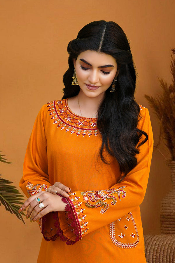 Zooj Yasna Embroidered Dhanak 2pc- GA1959