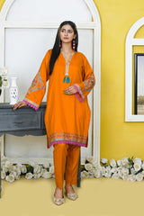 Zooj Afsoon Embroidered Dhanak 2pc- GA1953