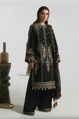 Hussain Rehar 3PC Embroidered Lawn Suit with Printed Chiffon Dupatta -GA2001