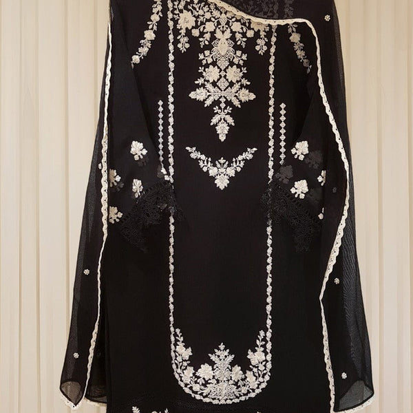 Agha noor black clearance dress