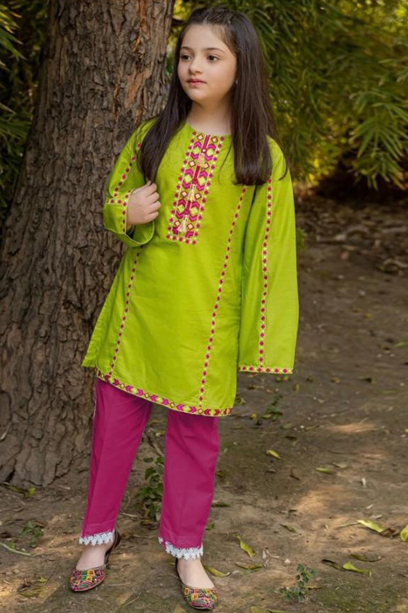 Ziva Fully Embroidered  Lawn 2Pc-Ga1654