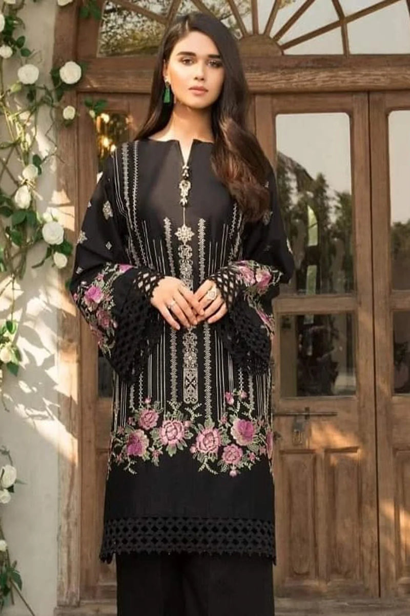 bareeze Fully Embroidered Lawn 2Pc-Ga1683