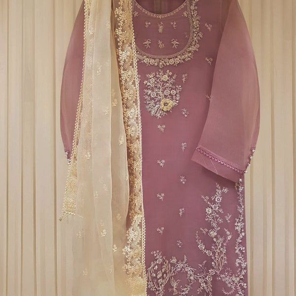 Agha Noor Heavy Embroidered with Embroidered Organza dupatta-Ga1660 – Gul  Attire