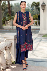 Bareeze 3PC Embroidered Lawn Suit with pure chiffon Dupatta -GA102121