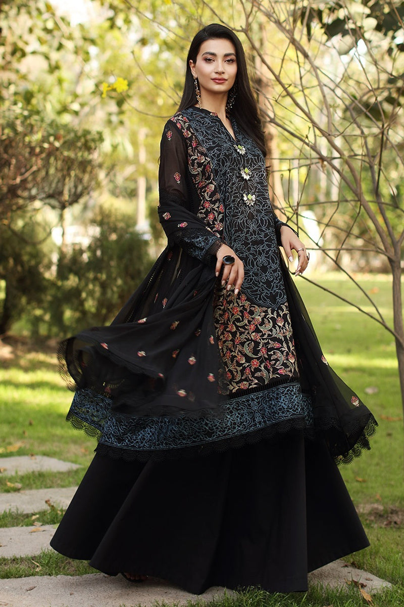 Bareeze 3PC Embroidered Lawn Suit with pure chiffon Dupatta -GA102125