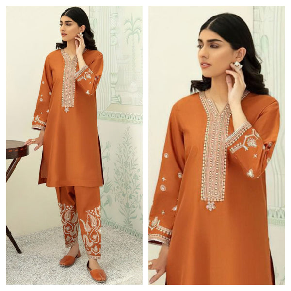 Mausummery Fully Embroidered Lawn 2Pc -GA10244