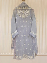 Agha Noor Heavy Embroidered  with Embroidered Organza dupatta-Ga1658